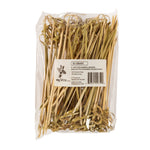 Hy Stix Skewer Knotted Bamboo 4" 82-084KN