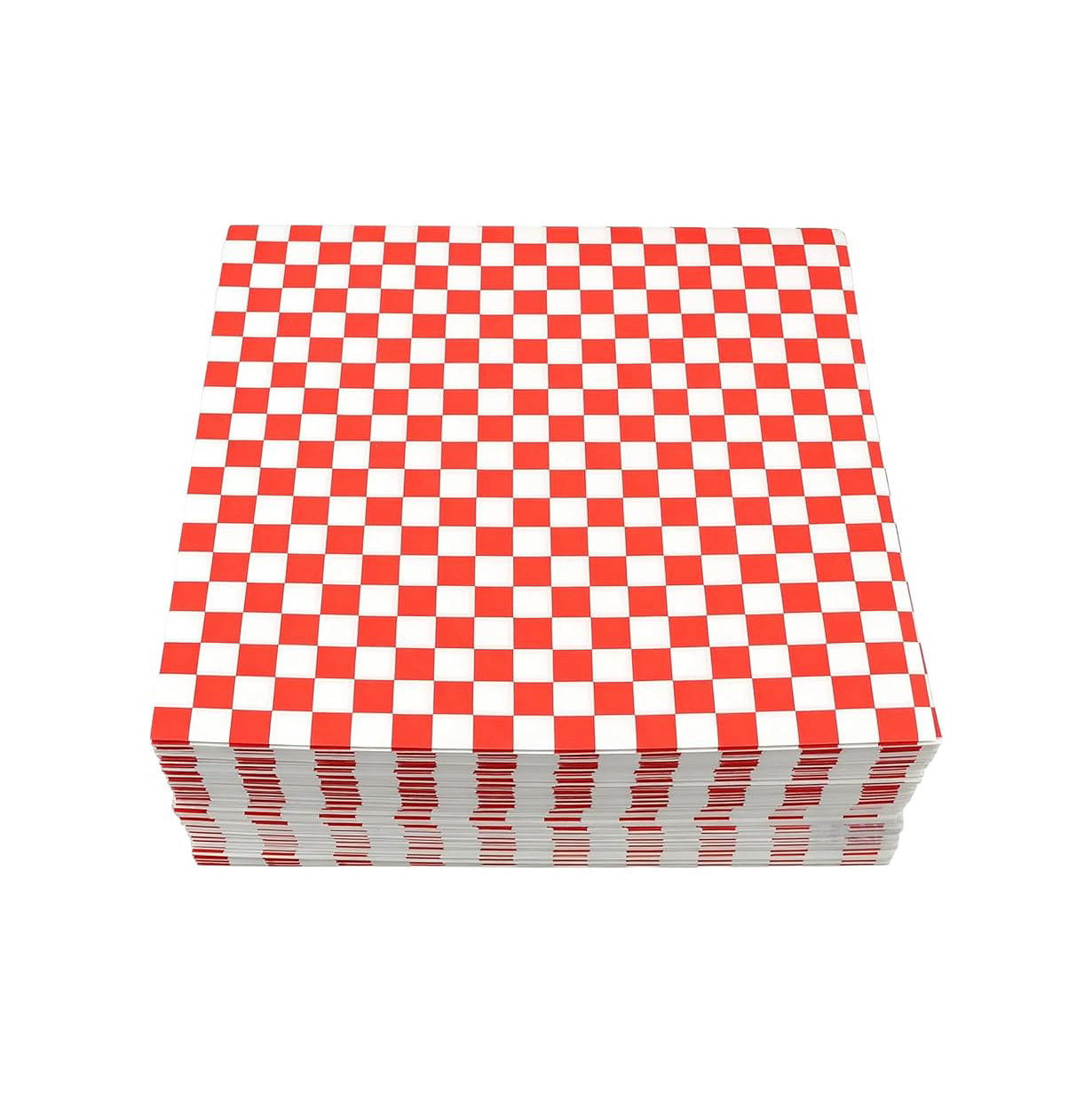 Checkered Sheets - Red - 12"x12" - 2000ct